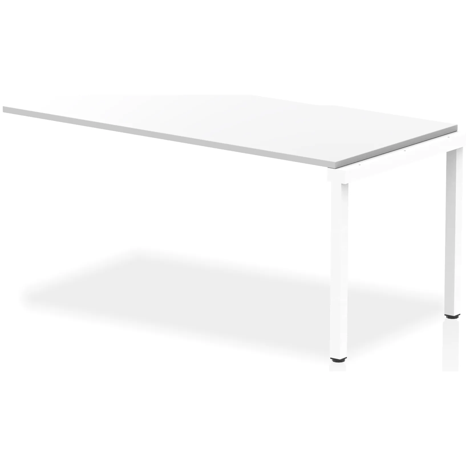 Evolve Plus Single Row Bench Desk Extension Kit for One Extra Workstation