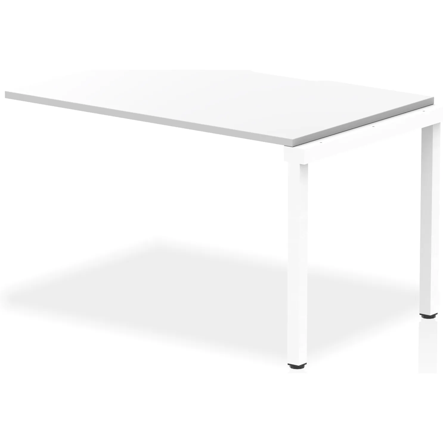 Evolve Plus Single Row Bench Desk Extension Kit for One Extra Workstation