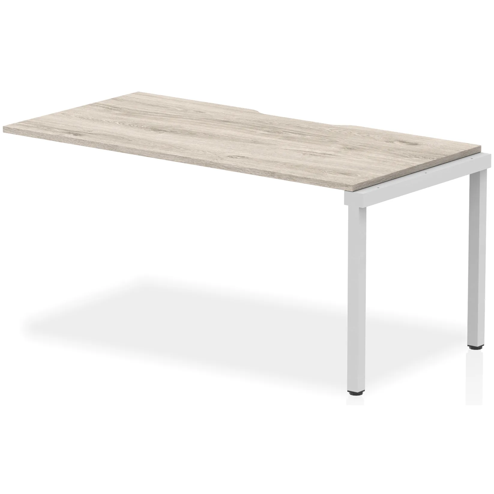 Evolve Plus Single Row Bench Desk Extension Kit