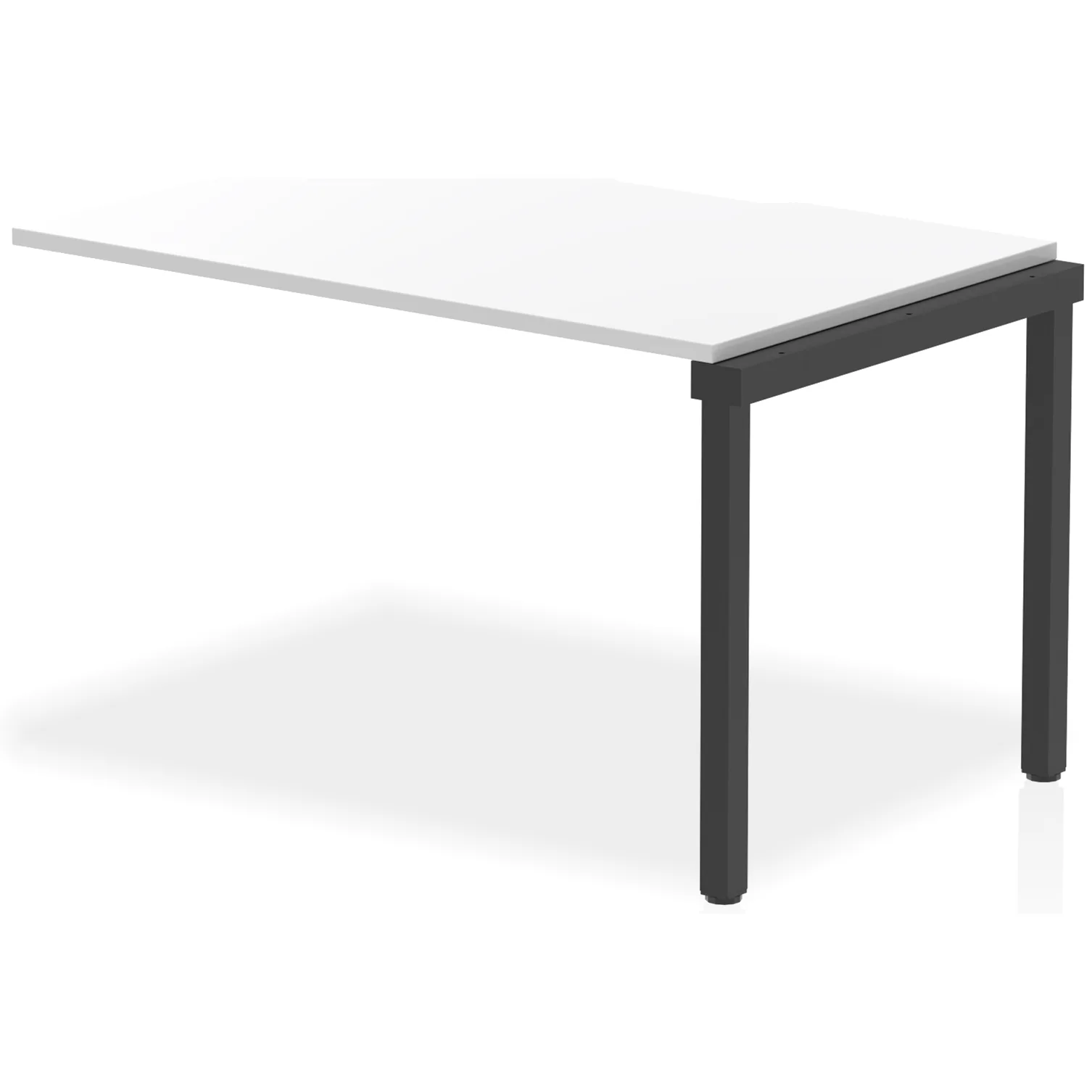 Evolve Plus Single Row Bench Desk Extension Kit for One Extra Workstation