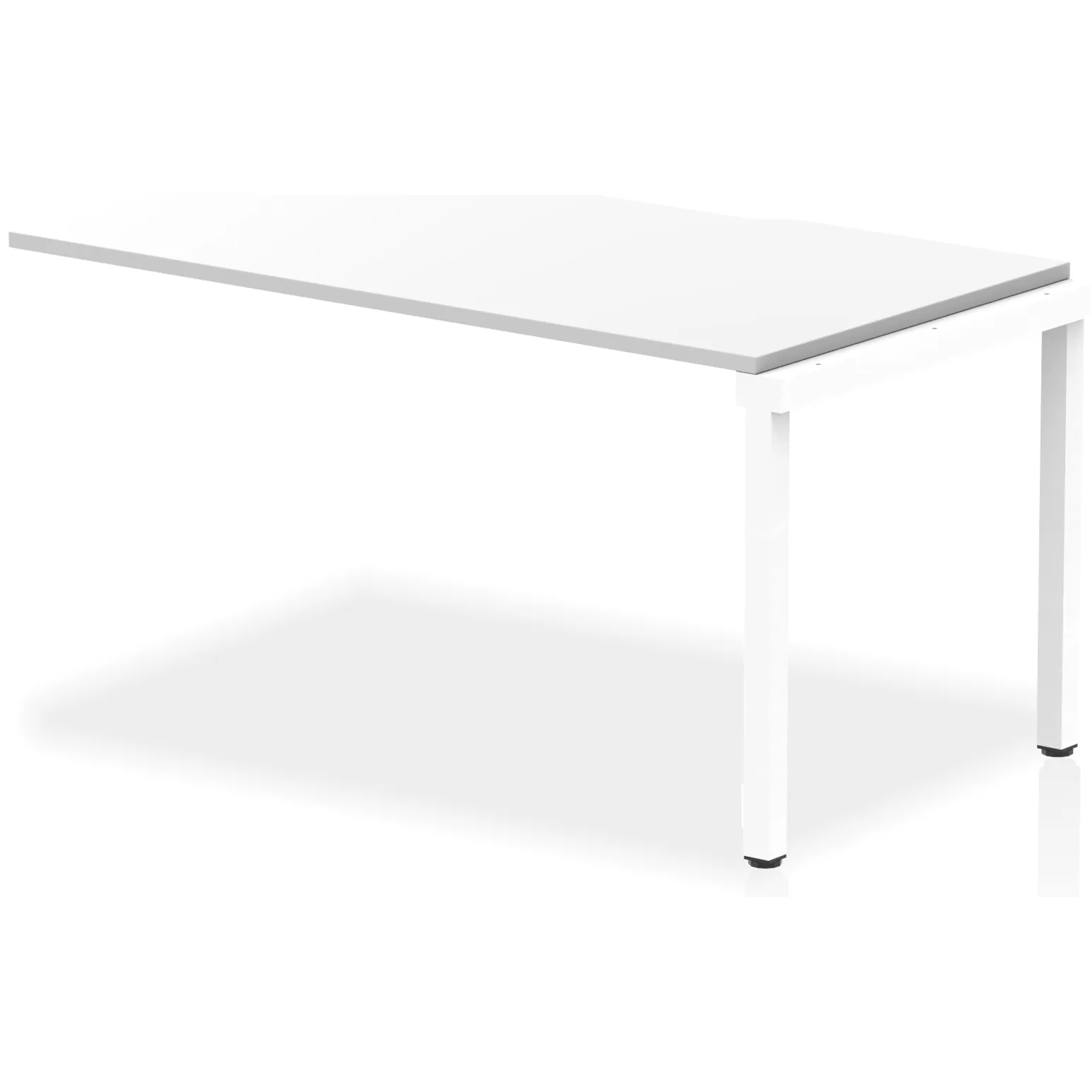Evolve Plus Single Row Bench Desk Extension Kit for One Extra Workstation