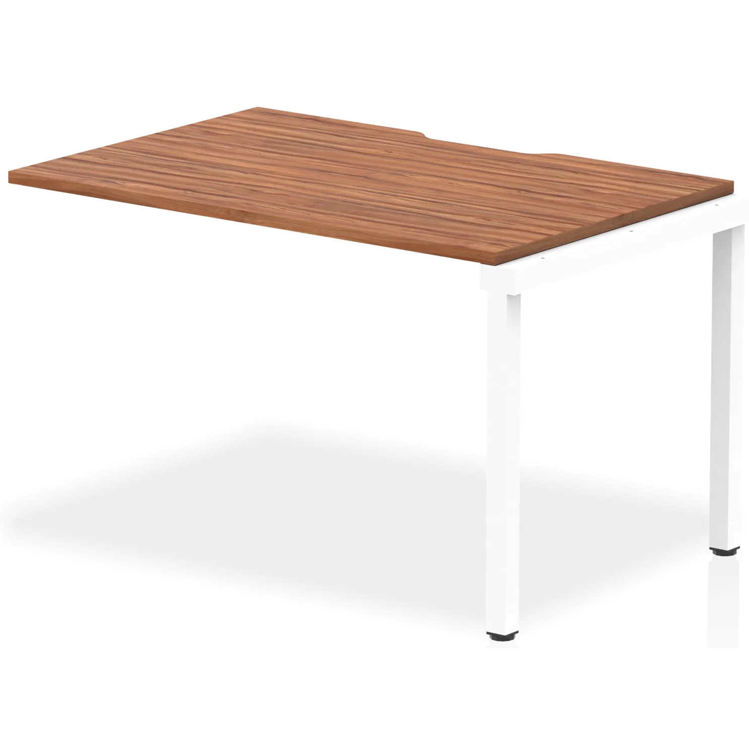 Evolve Plus Single Row Bench Desk Extension Kit for One Extra Workstation