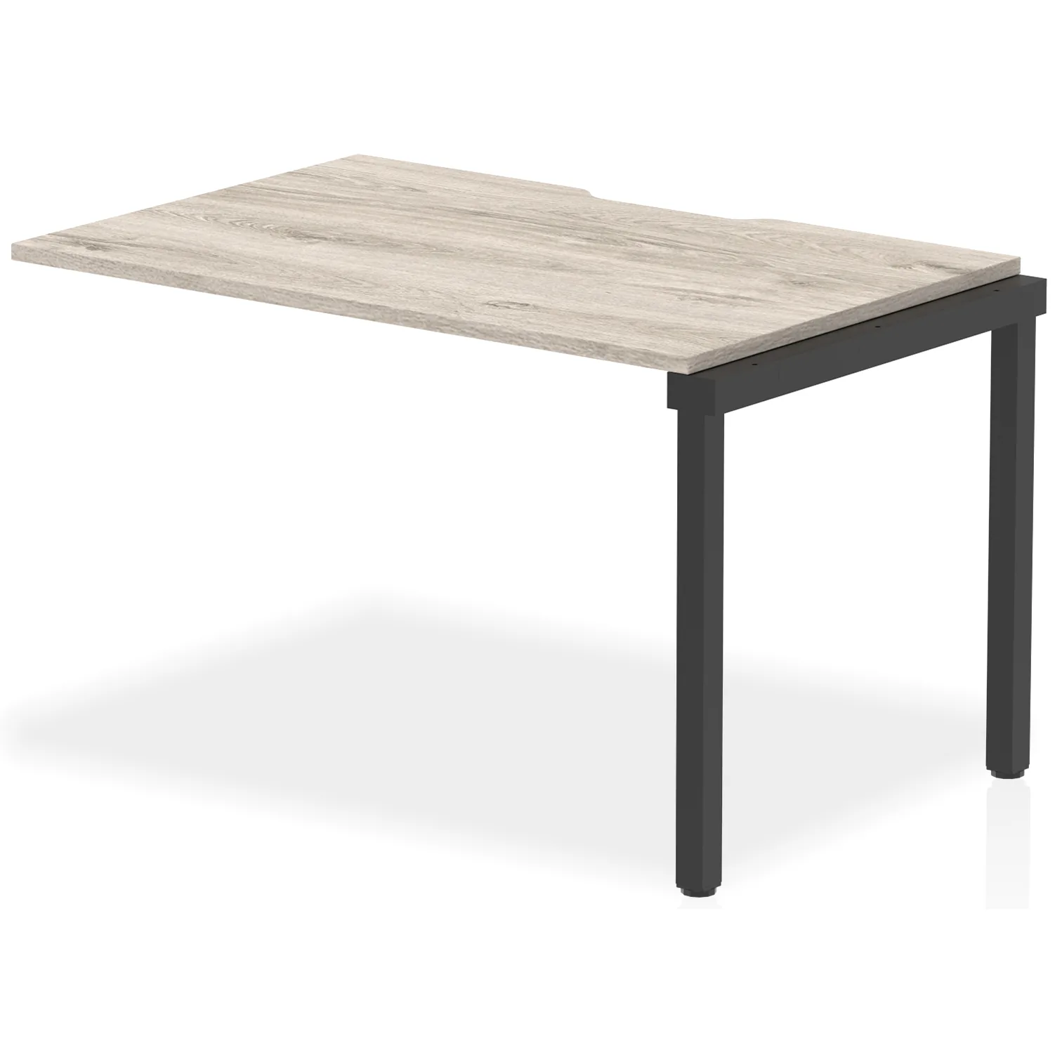 Evolve Plus Single Row Bench Desk Extension Kit for One Extra Workstation