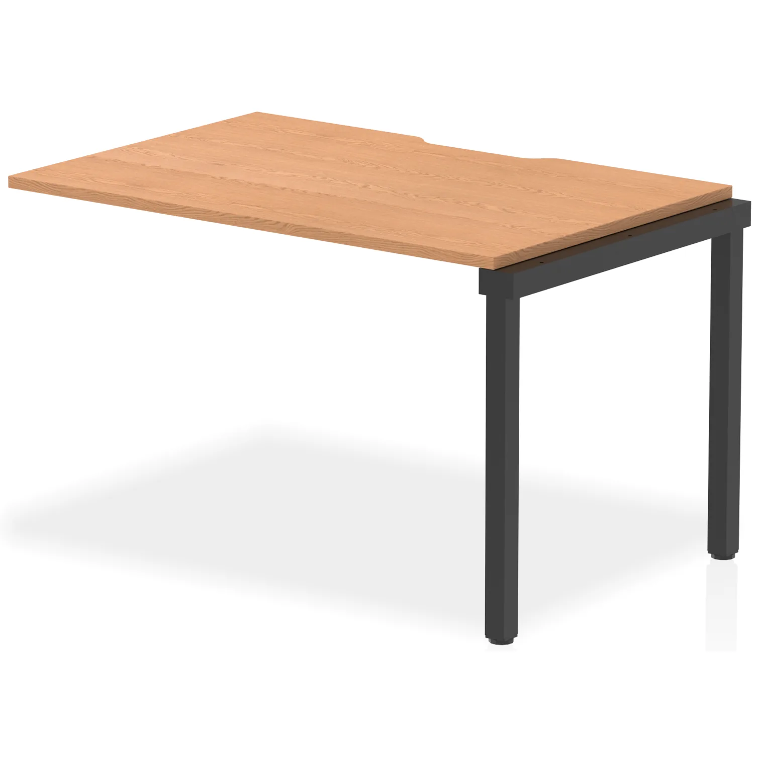 Evolve Plus Single Row Bench Desk Extension Kit for One Extra Workstation