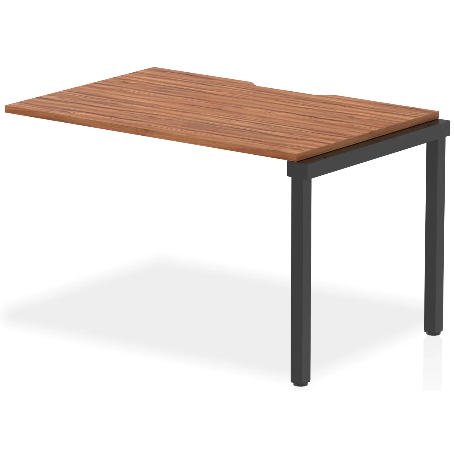 Evolve Plus Single Row Bench Desk Extension Kit for One Extra Workstation