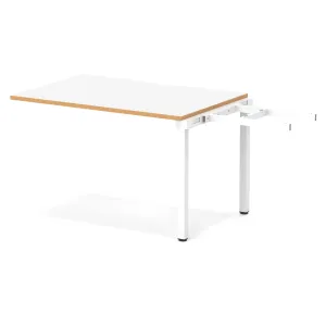 Evolve Plus Single Row Bench Desk Extension Kit for One Extra Workstation