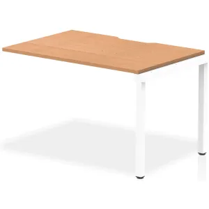 Evolve Plus Single Row Bench Desk Extension Kit for One Extra Workstation