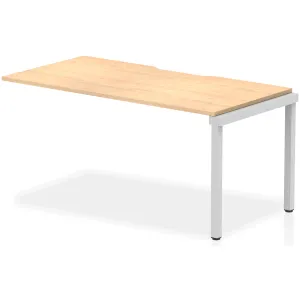 Evolve Plus Single Row Bench Desk Extension Kit for One Extra Workstation
