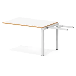 Evolve Plus Single Row Bench Desk Extension Kit for One Extra Workstation