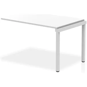 Evolve Plus Single Row Bench Desk Extension Kit for One Extra Workstation