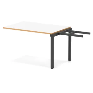 Evolve Plus Single Row Bench Desk Extension Kit for One Extra Workstation