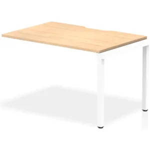 Evolve Plus Single Row Bench Desk Extension Kit for One Extra Workstation