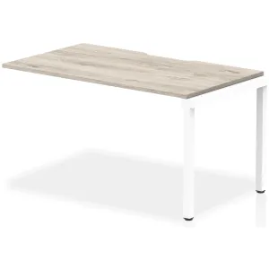 Evolve Plus Single Row Bench Desk Extension Kit for One Extra Workstation