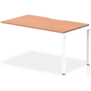 Evolve Plus Single Row Bench Desk Extension Kit for One Extra Workstation