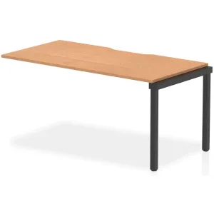 Evolve Plus Single Row Bench Desk Extension Kit for One Extra Workstation
