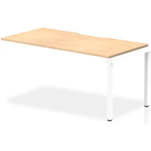 Evolve Plus Single Row Bench Desk Extension Kit for One Extra Workstation
