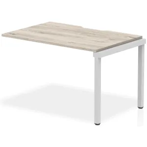 Evolve Plus Single Row Bench Desk Extension Kit for One Extra Workstation