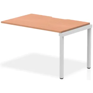 Evolve Plus Single Row Bench Desk Extension Kit for One Extra Workstation