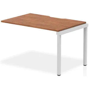 Evolve Plus Single Row Bench Desk Extension Kit for One Extra Workstation