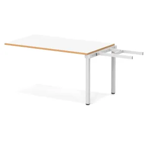 Evolve Plus Single Row Bench Desk Extension Kit for One Extra Workstation