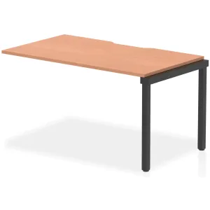 Evolve Plus Single Row Bench Desk Extension Kit for One Extra Workstation