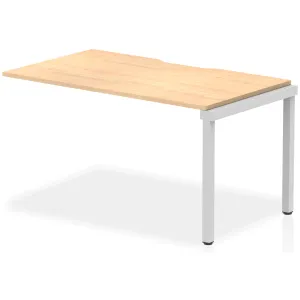 Evolve Plus Single Row Bench Desk Extension Kit for One Extra Workstation