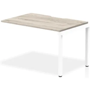 Evolve Plus Single Row Bench Desk Extension Kit for One Extra Workstation