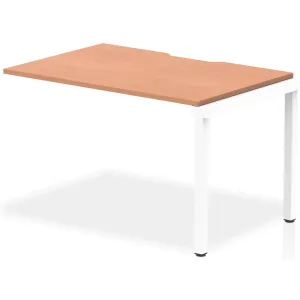 Evolve Plus Single Row Bench Desk Extension Kit for One Extra Workstation