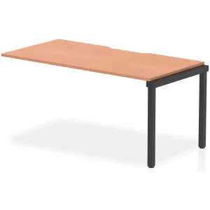 Evolve Plus Single Row Bench Desk Extension Kit for One Extra Workstation