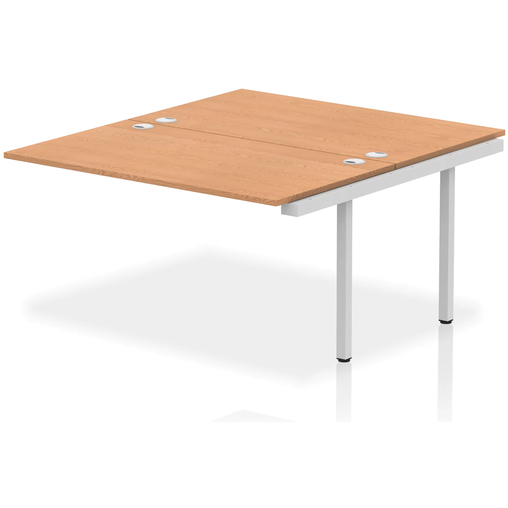 Impulse Back-to-Back Bench Desk Extension Kit for 2 More People