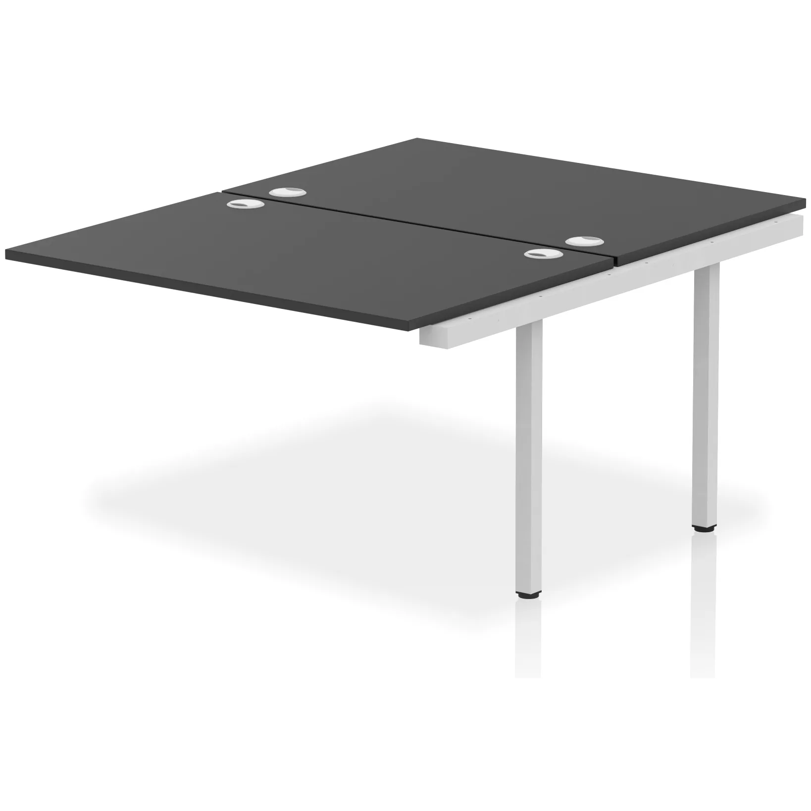 Impulse Back-to-Back Bench Desk Extension Kit for 2 More People