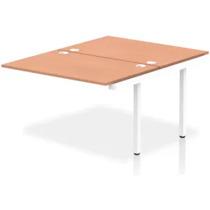 Impulse Back-to-Back Bench Desk - 2 Person Extension Kit