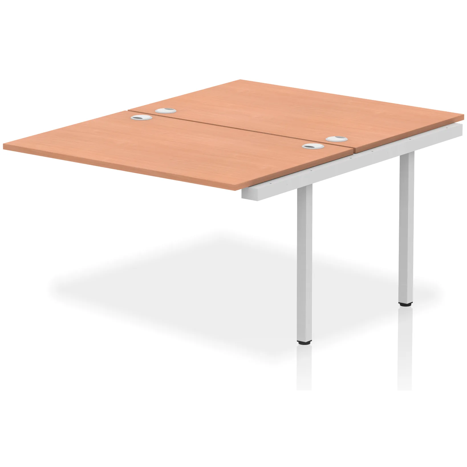 Impulse Back-to-Back Bench Desk Extension Kit for 2 More People