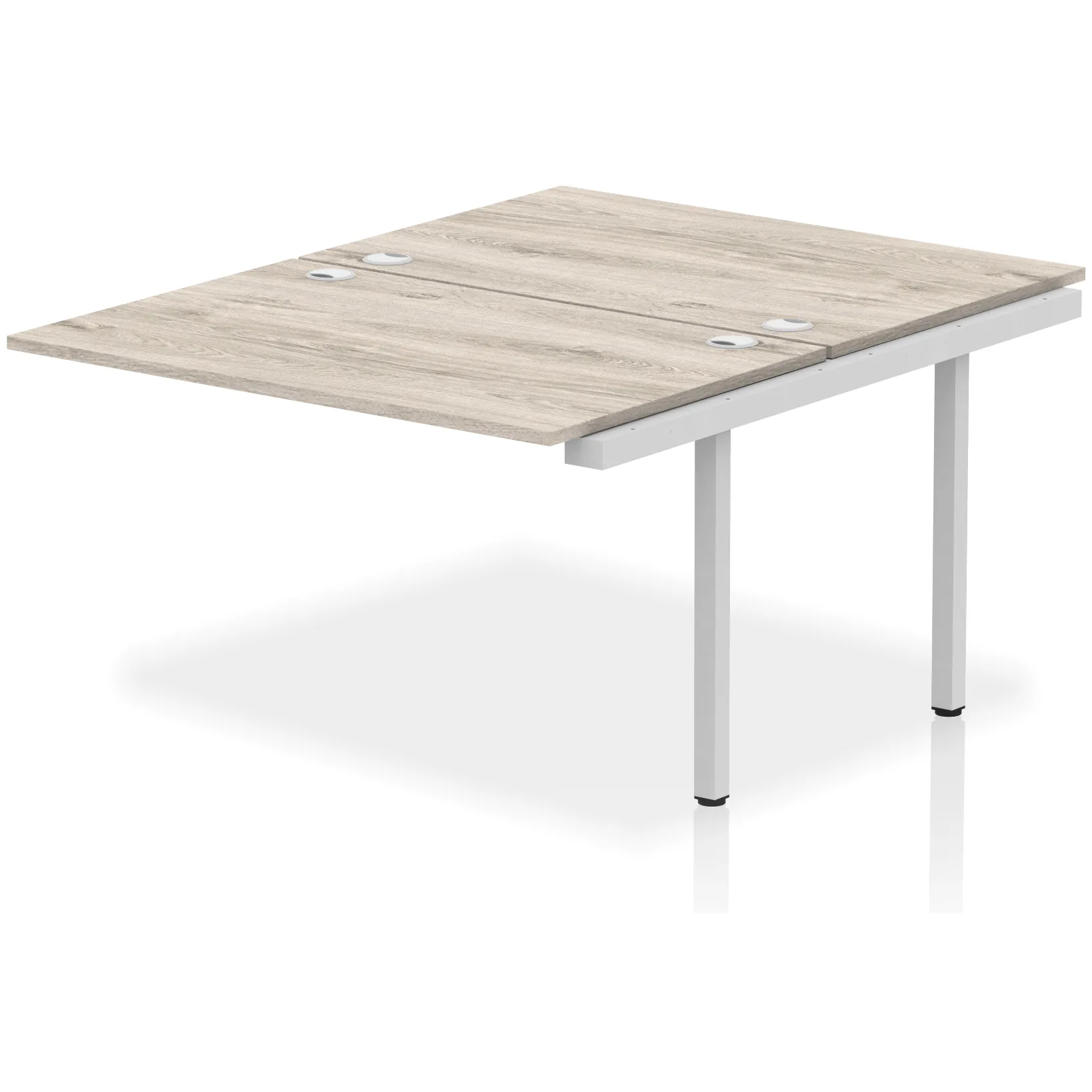 Impulse Back-to-Back Bench Desk Extension Kit for 2 More People