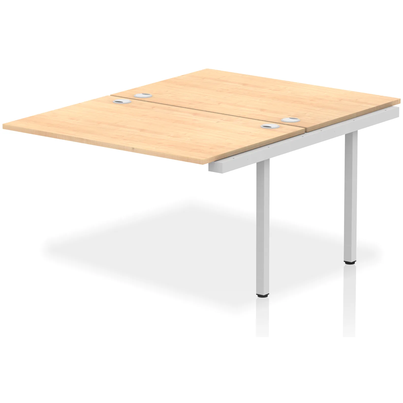 Impulse Back-to-Back Bench Desk Extension Kit for 2 More People