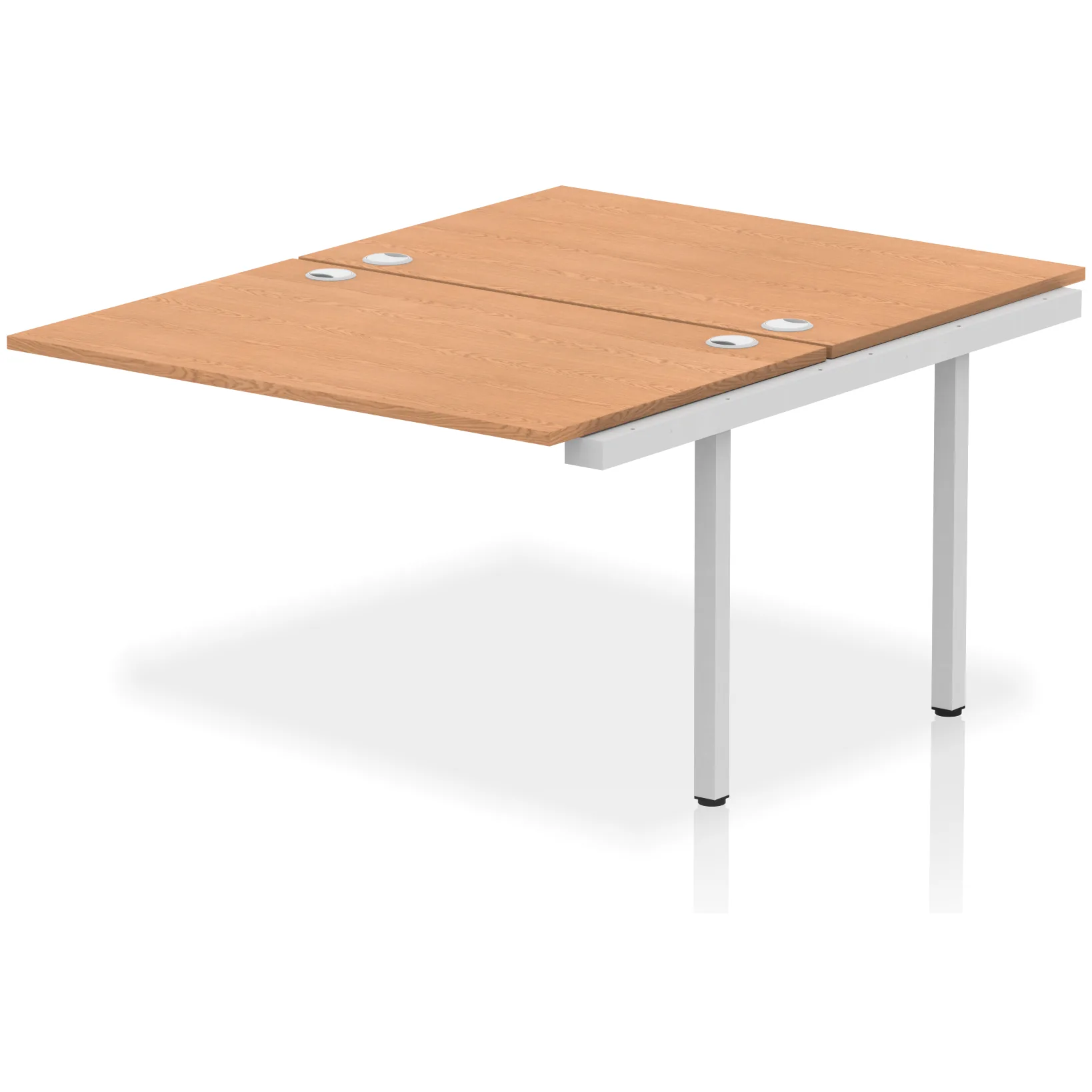 Impulse Back-to-Back Bench Desk Extension Kit for 2 More People