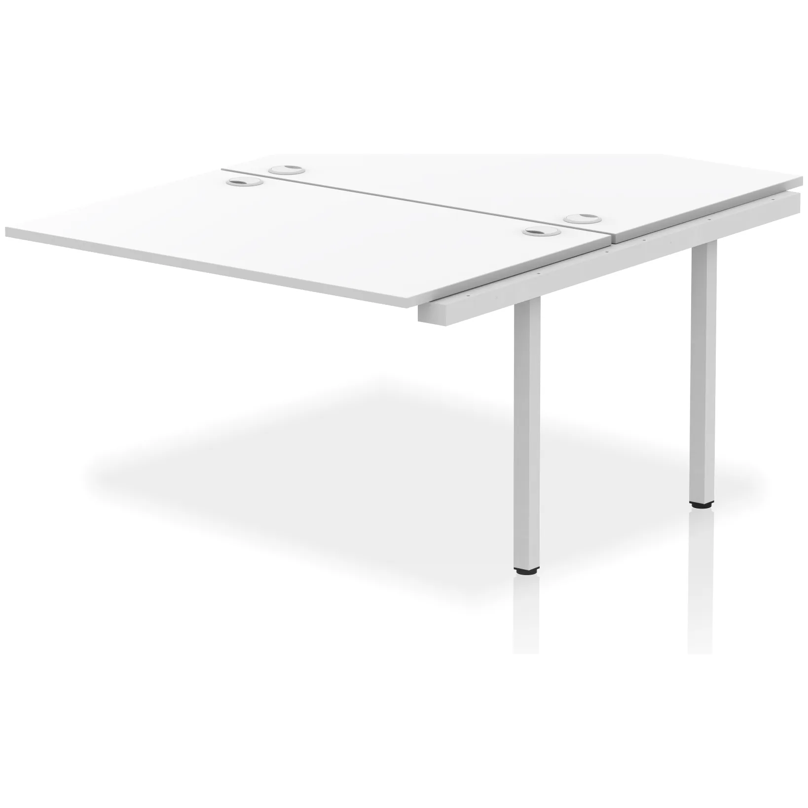 Impulse Back-to-Back Bench Desk Extension Kit for 2 More People