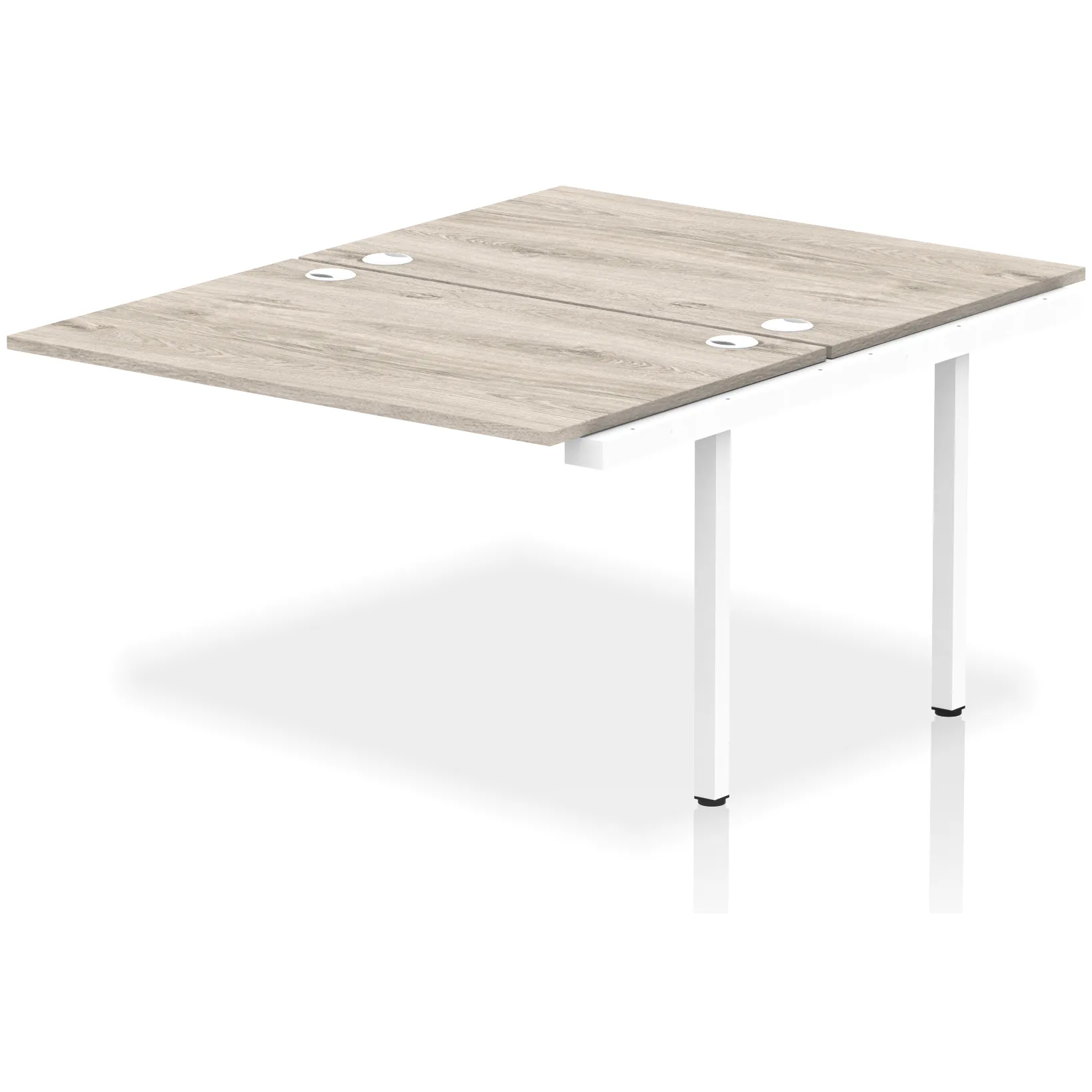Impulse Back-to-Back Bench Desk Extension Kit for 2 More People