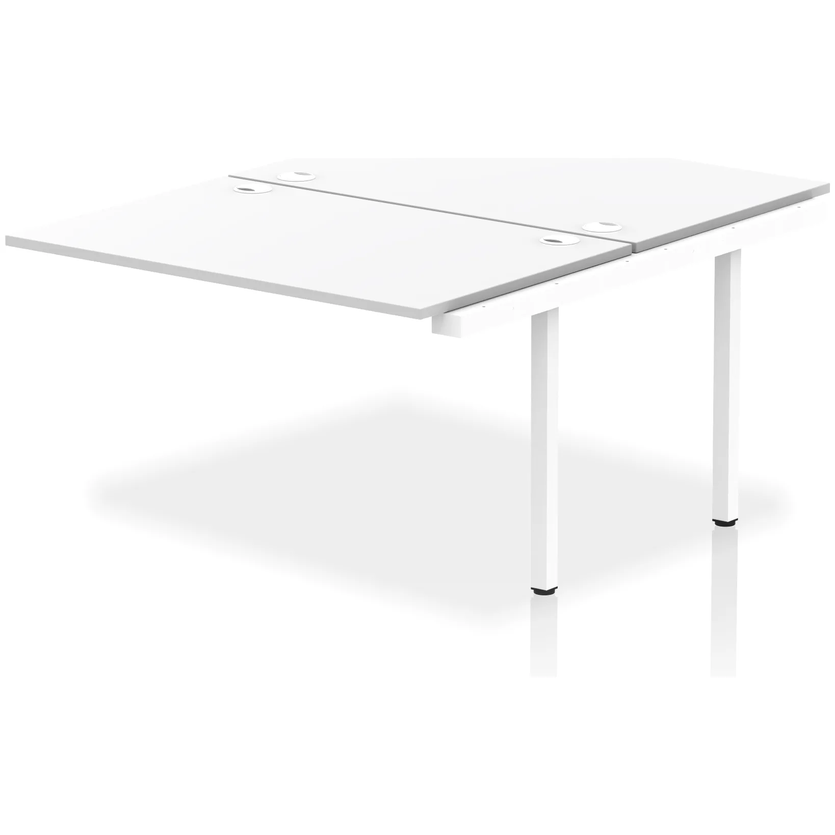 Impulse Back-to-Back Bench Desk Extension Kit for 2 More People