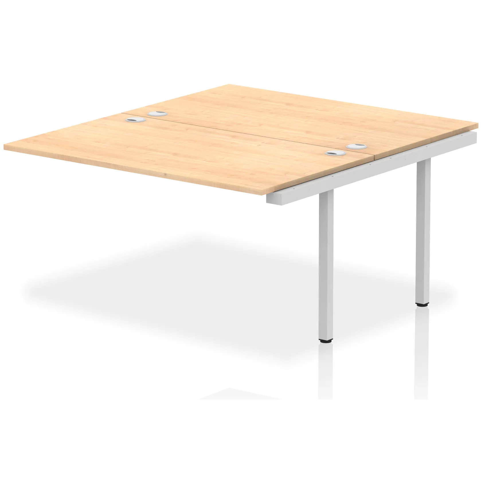 Impulse Back-to-Back Bench Desk Extension Kit for 2 More People