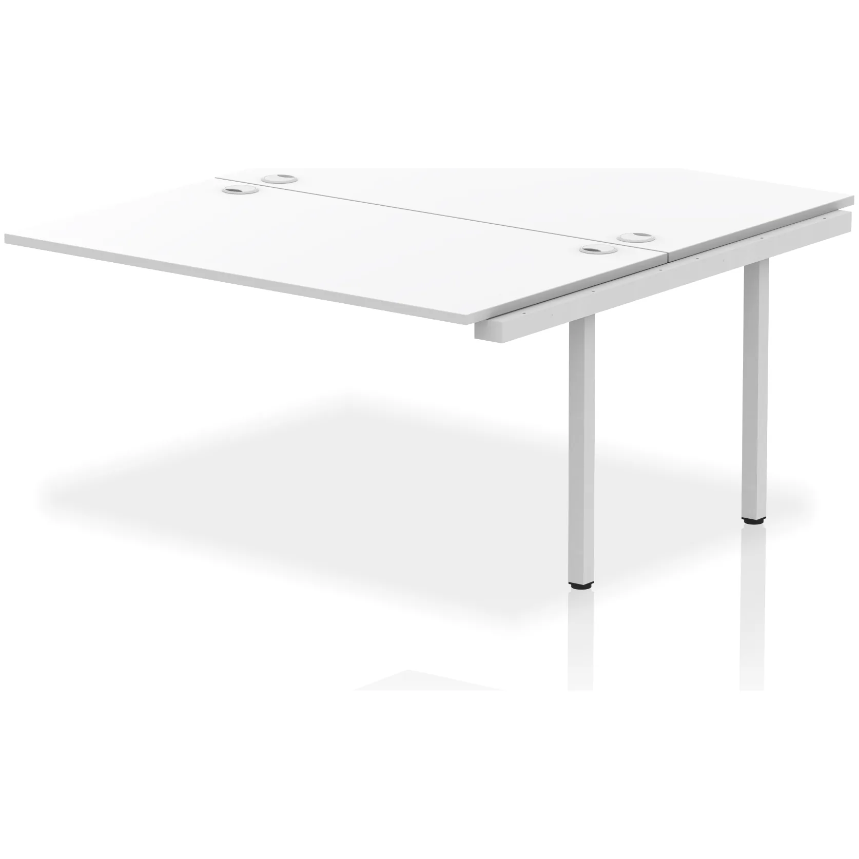 Impulse Back-to-Back Bench Desk Extension Kit for 2 More People