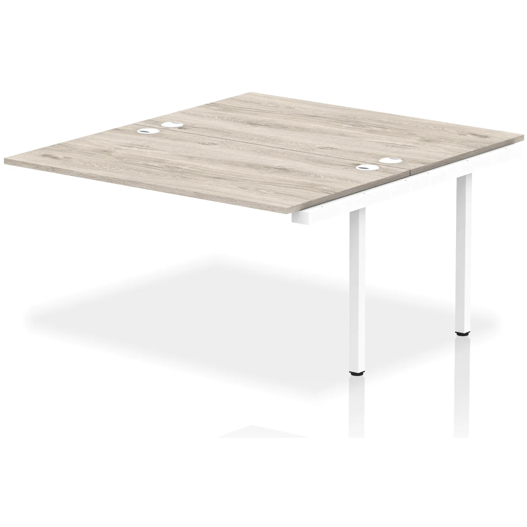 Impulse Back-to-Back Bench Desk Extension Kit for 2 More People
