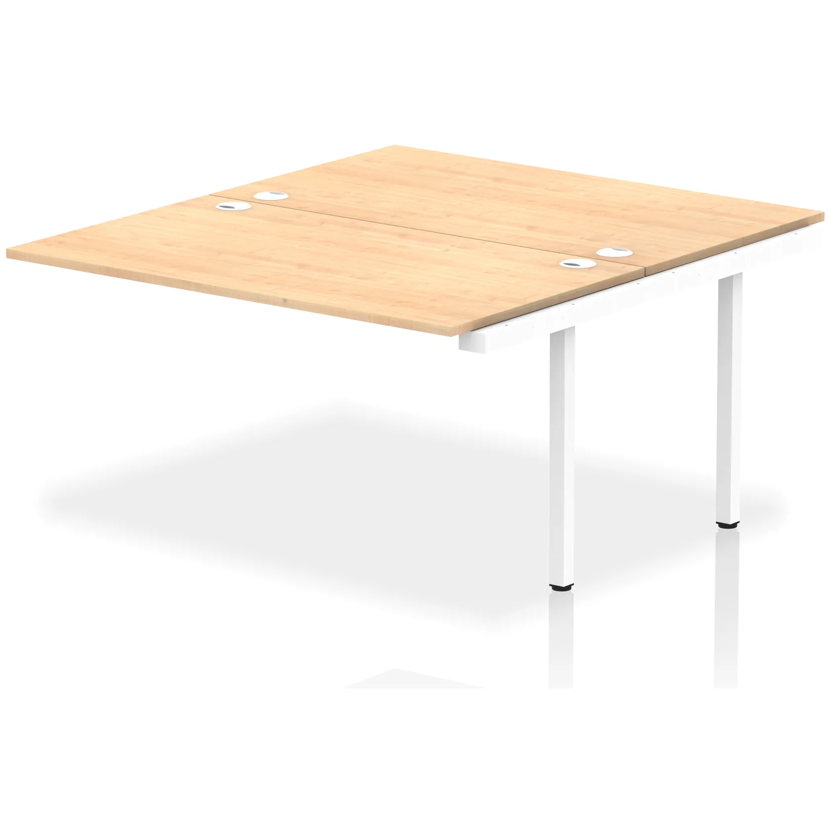 Impulse Back-to-Back Bench Desk Extension Kit for 2 More People