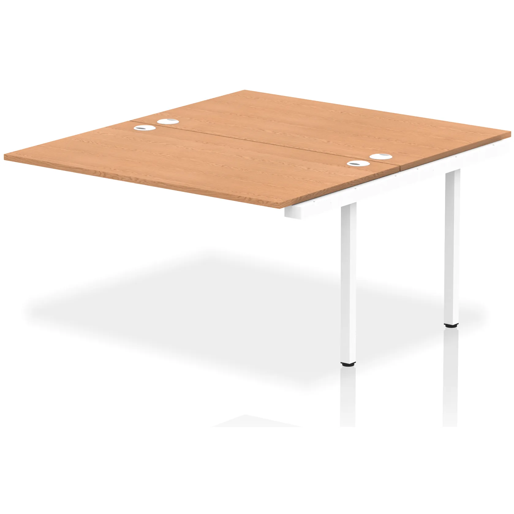 Impulse Back-to-Back Bench Desk Extension Kit for 2 More People
