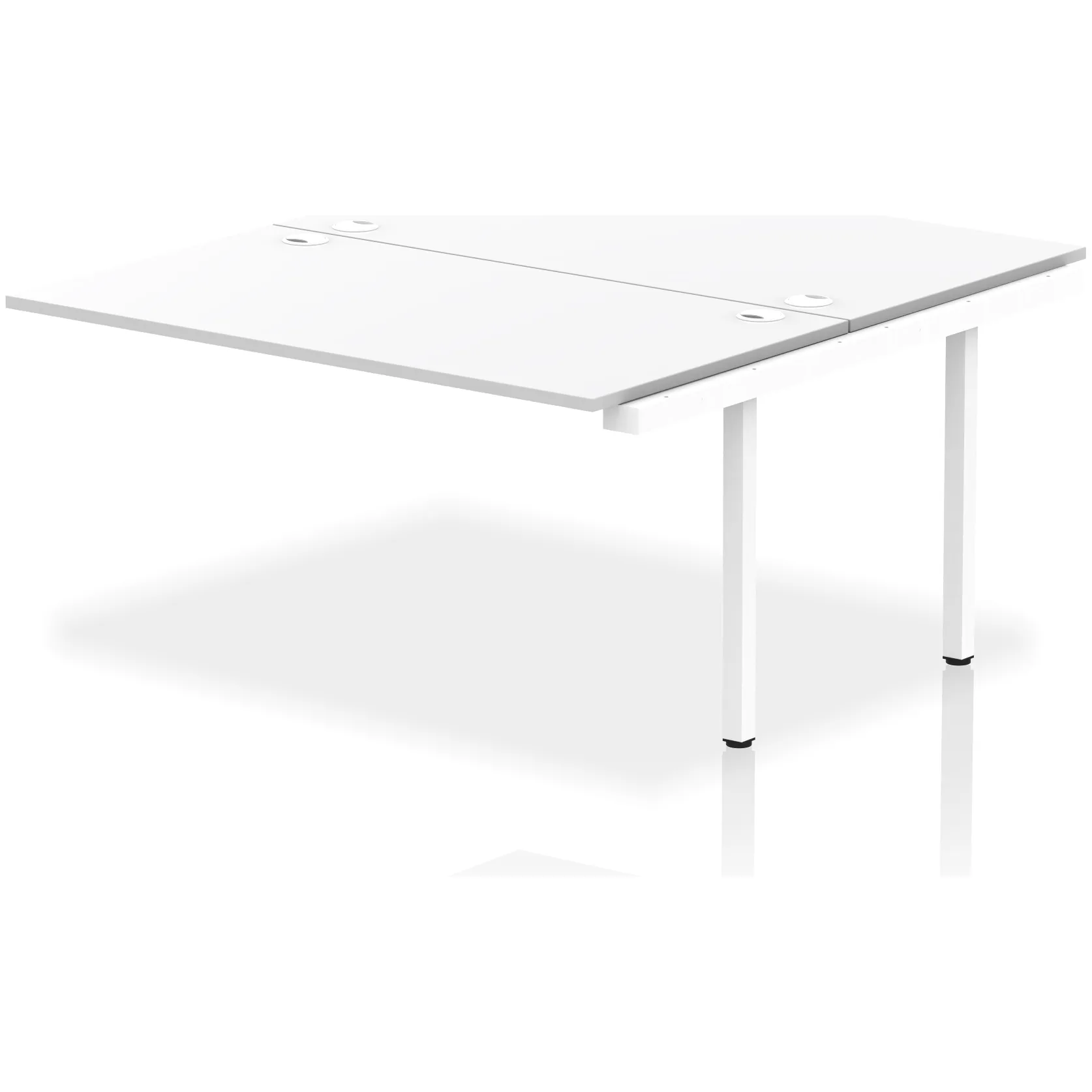 Impulse Back-to-Back Bench Desk Extension Kit for 2 More People