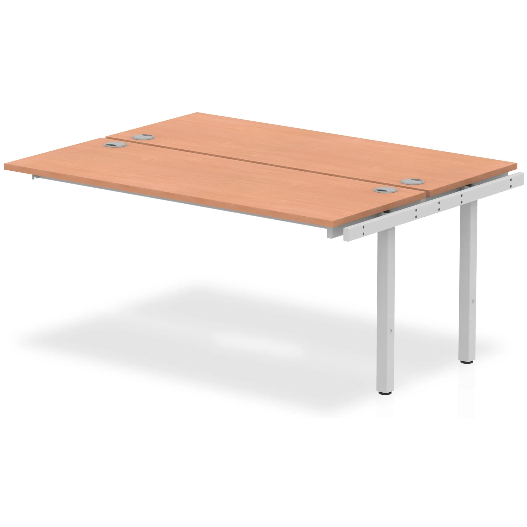 Impulse Back-to-Back Bench Desk Extension Kit for 2 More People