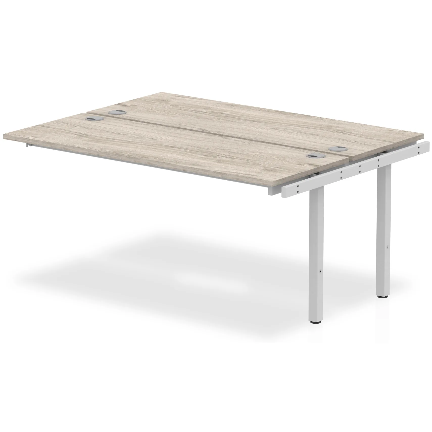 Impulse Back-to-Back Bench Desk Extension Kit for 2 More People