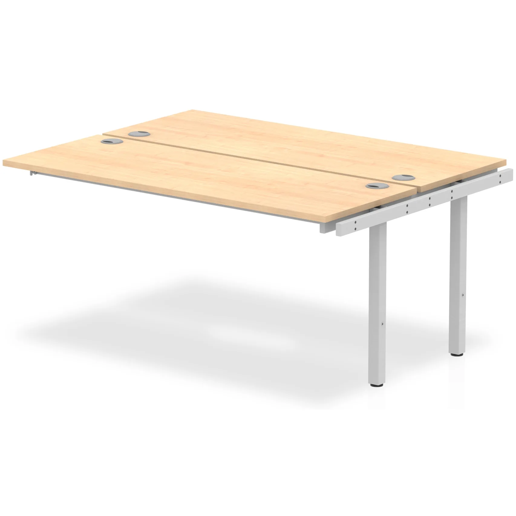 Impulse Back-to-Back Bench Desk Extension Kit for 2 More People