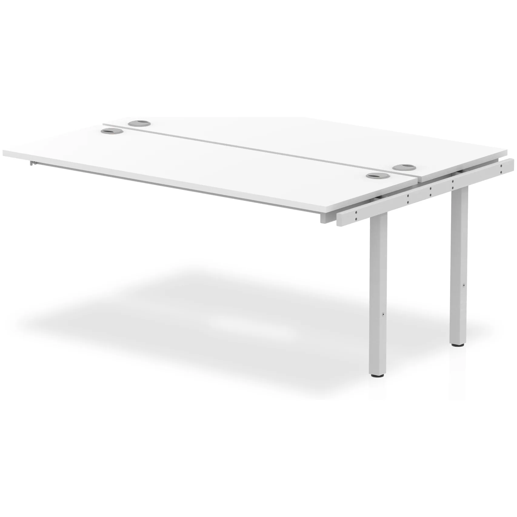 Impulse Back-to-Back Bench Desk Extension Kit for 2 More People