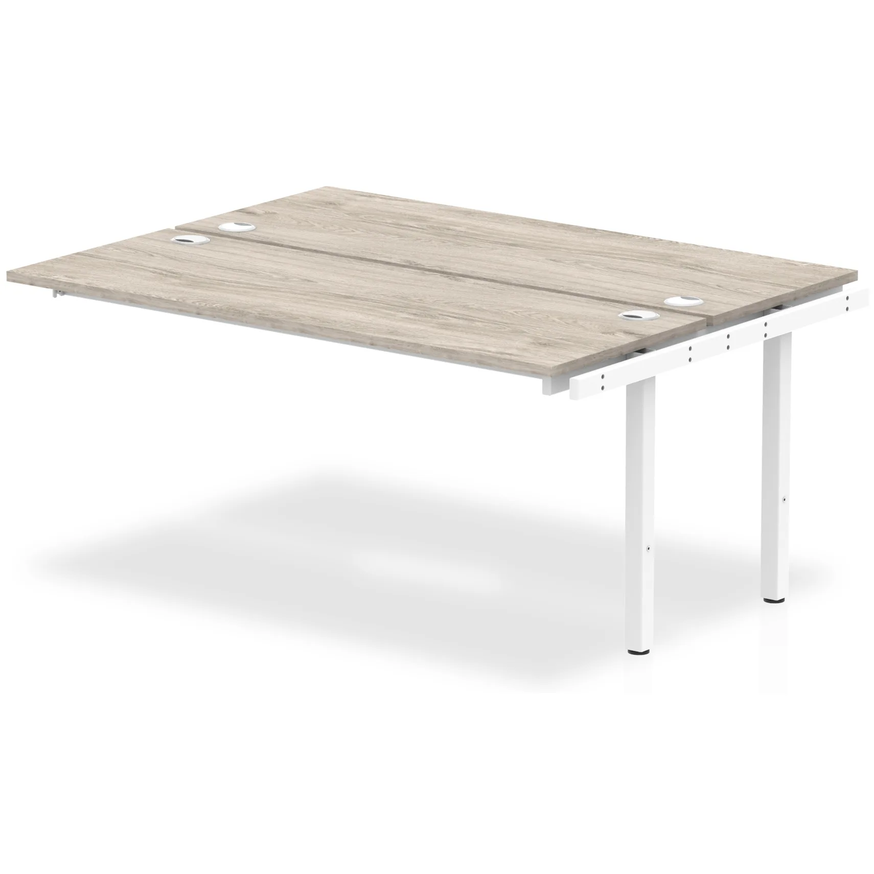 Impulse Back-to-Back Bench Desk Extension Kit for 2 More People